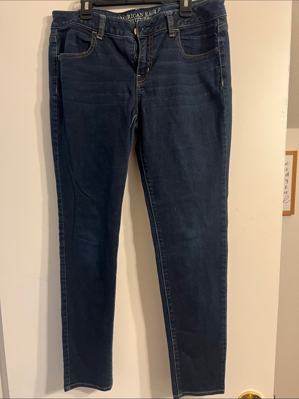 American Eagle Outfitters Women's Dark Indigo Skinny Jeans